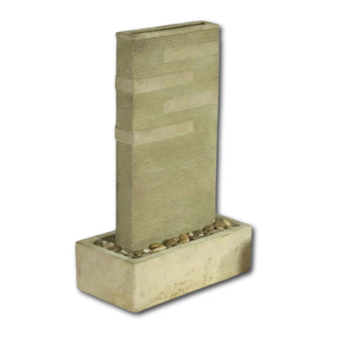 Grooved Fountain With Plain White Background