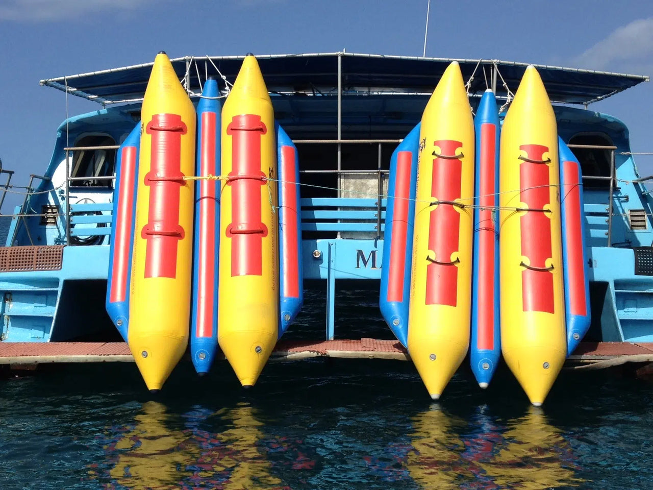 Island Hopper Elite Class 6 Person Side By Side Banana Boat