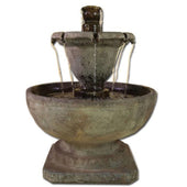 Hortus Two Tier Fountain With Plain White Background