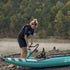 Thumbnail for Hybris 410 With A Woman Inflating Kayak Ready For Kayaking
