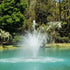 Thumbnail for Hydro Torque Series Floating Lake Fountain Tropical Pond Setting With Lush Palm Trees