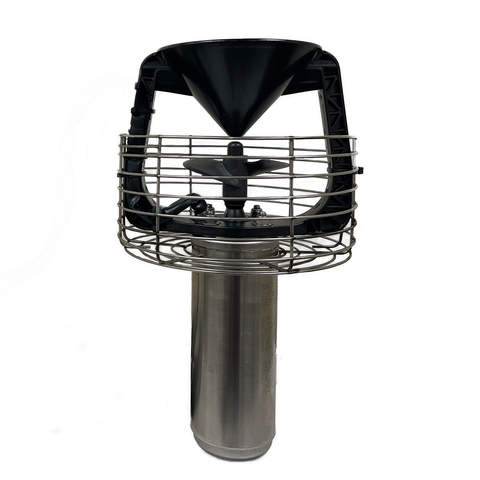 Outdoor Water Solutions Ice-Away Propeller Guard Installed On De-Icer Motor