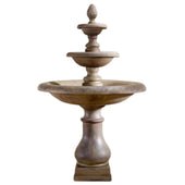 Immanis Newcastle Three Tier Fountain Short Spacers With Gray Gradient Background