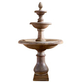 Immanis Newcastle Three Tier Fountain Tall Spacers With Plain White Background