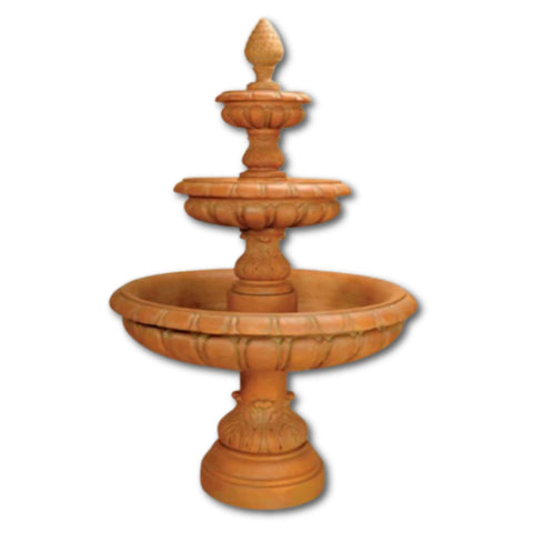 Imperiale Three Tier Fountain With Plain White Background