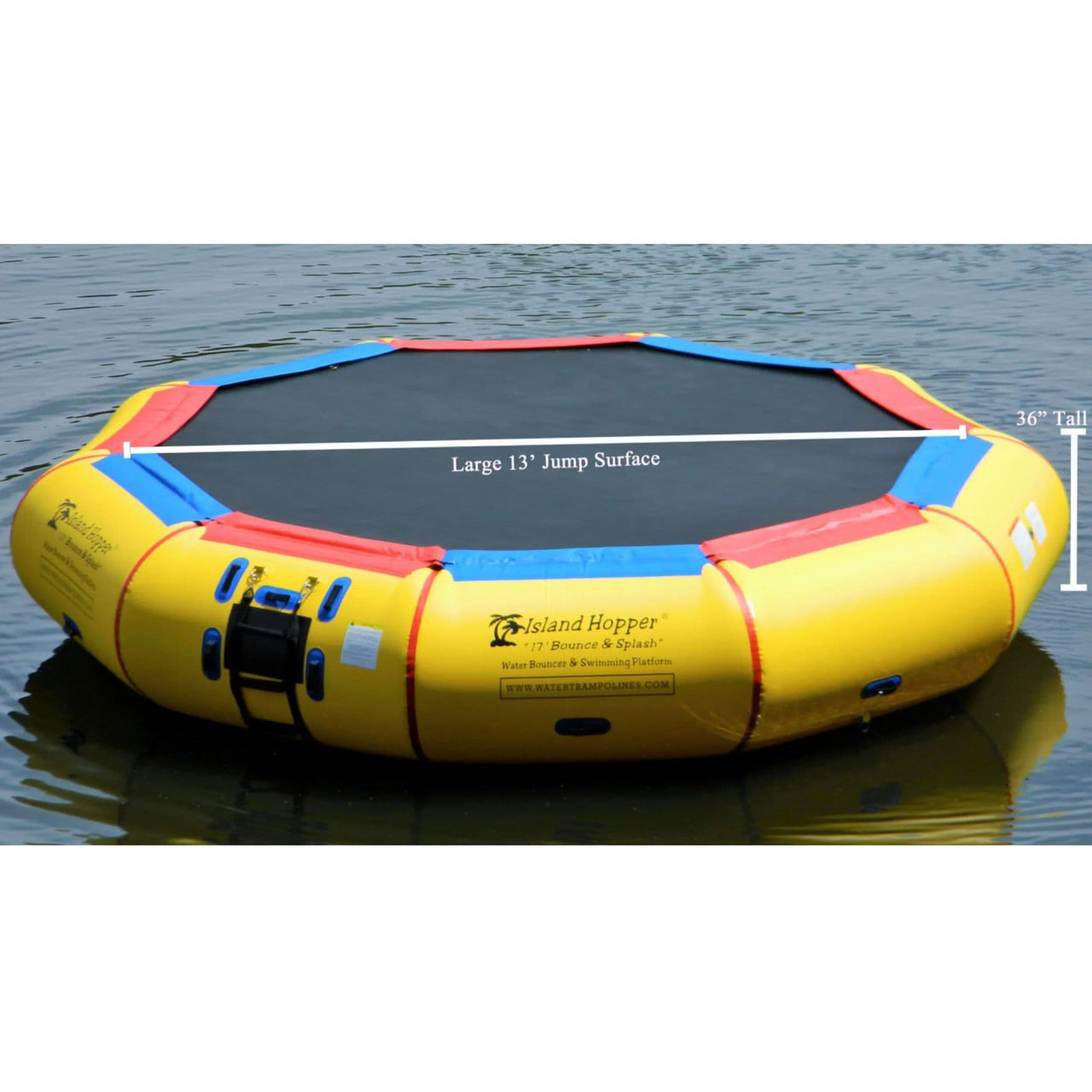 Island 17 Water Bouncer Dimension