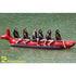 Thumbnail for Island 6 Person Red Shark Banana Boat With Six Smiling People Ready For Banana Boating