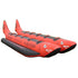 Thumbnail for Island Hopper 10 Person Red Shark Banana Boat Front View White Background