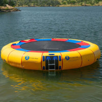 Thumbnail for Island Hopper 25 Giant Jump Water Trampoline Floating in Calm Water With Scenic Background
