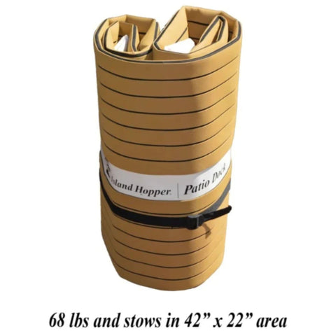 Island Hopper Floating Dock Rolled Up