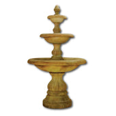 Isola Three Tier Fountain With Plain White Background