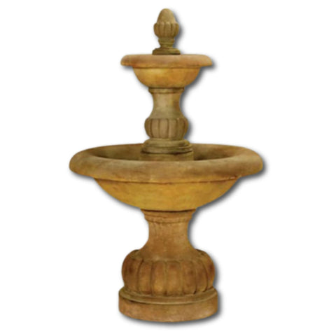 Isola Two Tier Fountain With Plain White Background