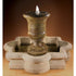 Thumbnail for Jillian Outdoor Fountain in Quatrefoil Basin With Colored Background (1)