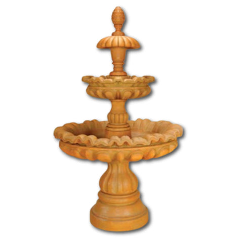 Julia Three Tier Fountain With Plain White Background