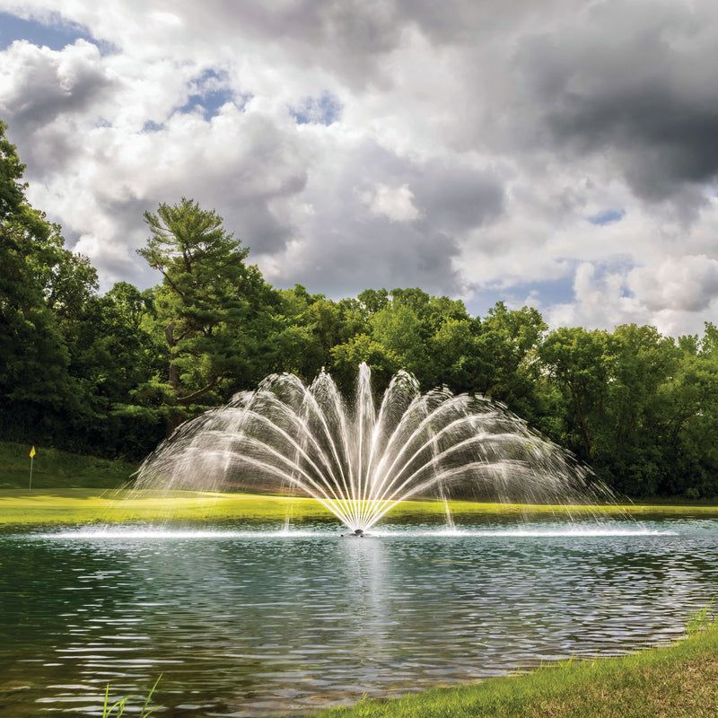 Pond fountains for residential and commercial water