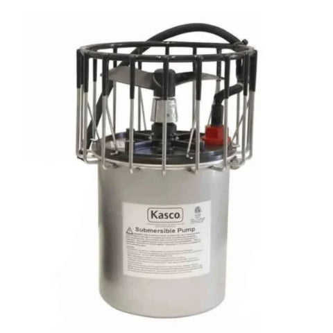 Kasco 8400 Series 2 HP Motor 8400A Model On White Background