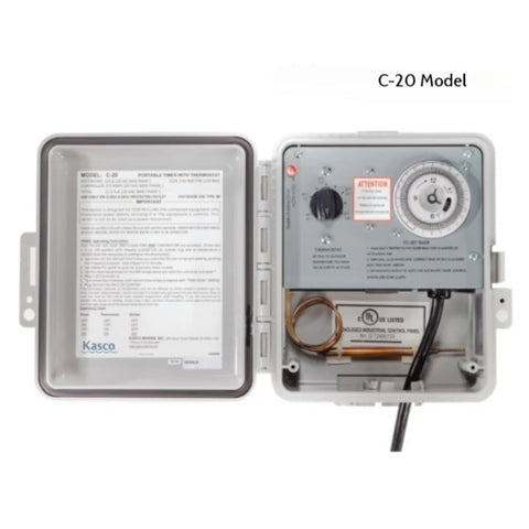 Kasco Control Panel System C-20 Model With Brand Name On White Background