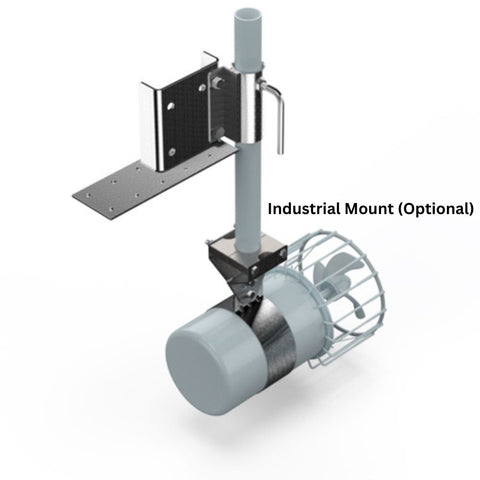 Kasco De-Icer Industrial Mount Angled View