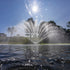 Thumbnail for Kasco Fern Premium Fountain Nozzle Low-Angle View Beneath A Bright Blue Sky