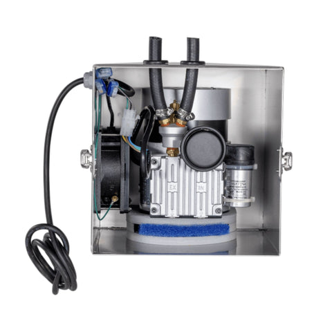 Kasco Home Series Diffused Aeration System Detailed View Inside The Kasco Box On White Background