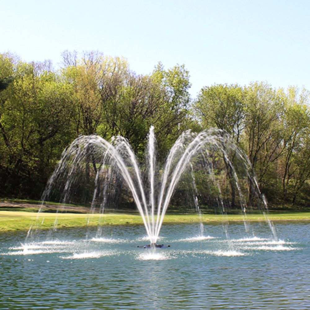 Kasco J Series Fountain With Premium Palm Nozzle On The Water