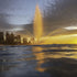 Thumbnail for Kasco Madrone Premium Fountain Nozzle Low-Angle Scenic View Beneath A Colorful Sunset Sky