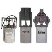 Kasco Marine 8400 Replacement Motor 2 HP Three Models On White Background