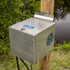 Thumbnail for Kasco Marine Home Series Diffused Aeration System Cabinet Installed On A Wooden Support Post