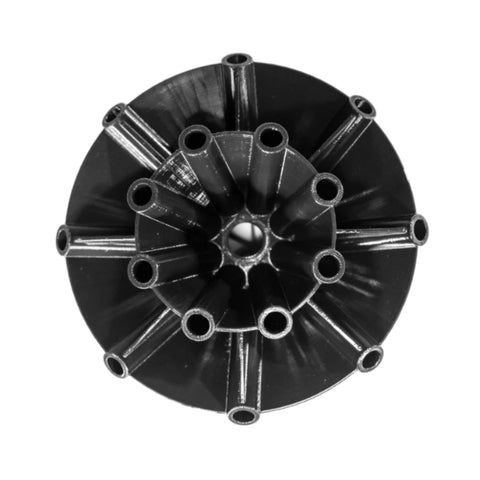 Kasco Marine Mahogany Premium Fountain Nozzle Top View On White Background
