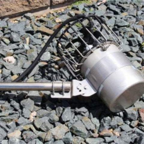 Kasco Marine Universal Mount Side View On A Gray Stones