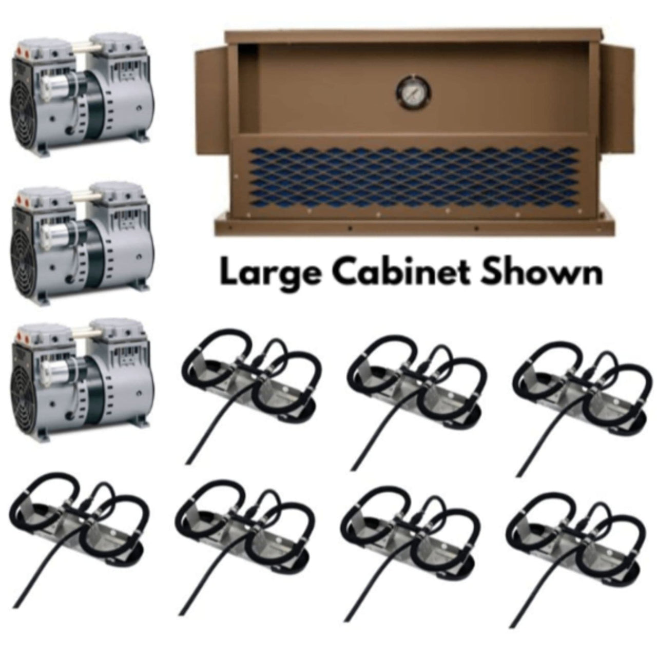 Kasco Robust-Aire Diffused Aerator With Large Cabinet System Shown -  7 Diffuser