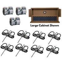 Thumbnail for Kasco Robust Aire Diffused Pond Aeration System With Large Cabinet System Shown -  8 Diffuser