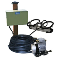 Thumbnail for Kasco Robust Aire Diffused Pond Aeration System With Post Mount Cabinet System - 1 Diffuser