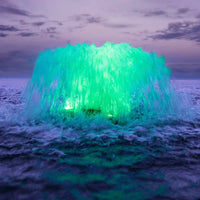 Thumbnail for Kasco Surface Aerator With Green Lights On The Water