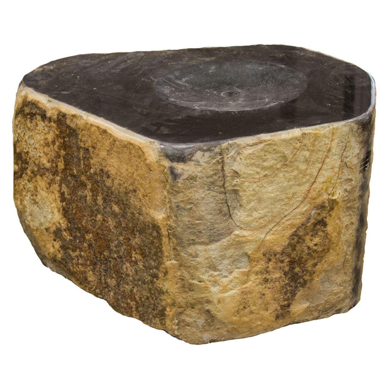Keki Stone Outdoor Fountain White Background