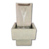 Thumbnail for Lamina Patio Wall Fountain With Plain White Background
