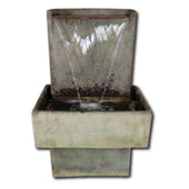 Lamina Wall Fountain Tall With Plain White  Background