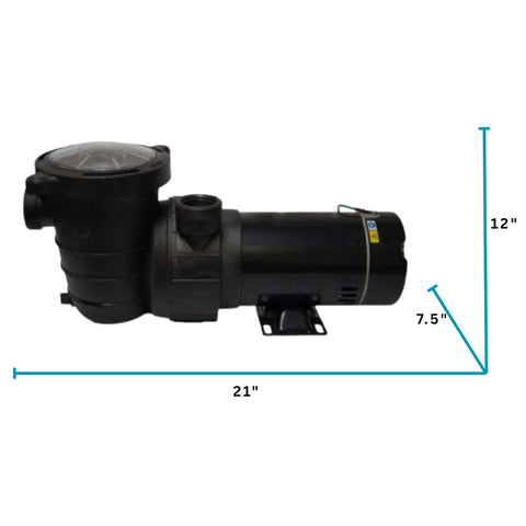 LandShark External Pond Pumps By Anjon With Dimensions