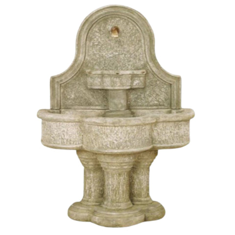 Lavica Wall Outdoor Water Fountain for Spout With Plain White Background