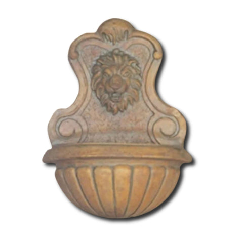 Leone Wall Fountain With Plain White Background