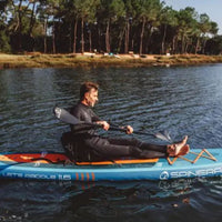 Thumbnail for Lets Paddle 11 6 Paddle Board With A Man Ready to Paddle on Calm Water