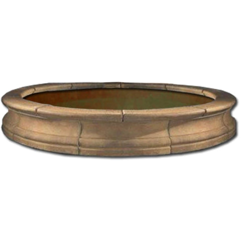 Lion Pedestal Extra Bowl Garden Fountain With Plain White Background