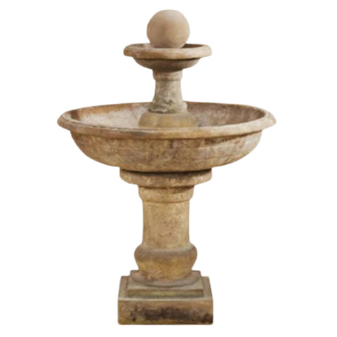 Lorena Fountain With Plain White Background