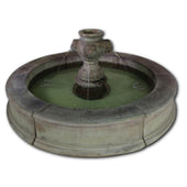 Madrid Leones Easy Pond Fountain With Plain White Background