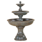 Mantova Three Tier Fountain With Plain White Background
