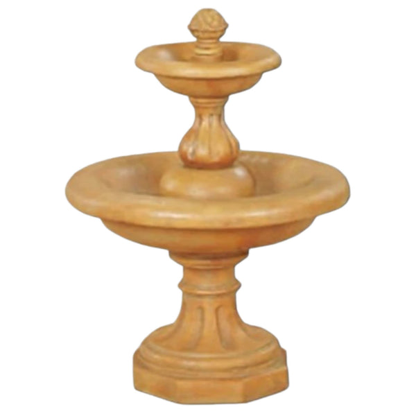 Mantova Two Tier Fountain With Plain White Background