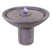 Marina Fountain With Plain White Background