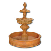 Mestre Pond Outdoor Fountain With Plain White Background