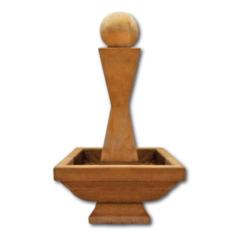 Mod I Fountain Short With Ball With Plain White Background