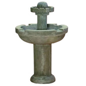 Moderna Outdoor Water Fountain With Plain White Background